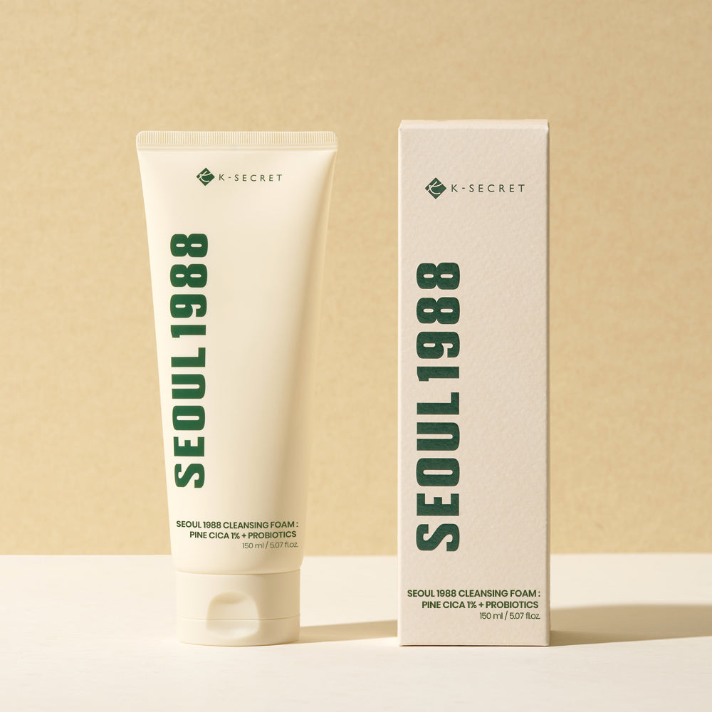KSECRET SEOUL 1988 Cleansing Foam: Pine Cica 1% + Probiotics 150ml