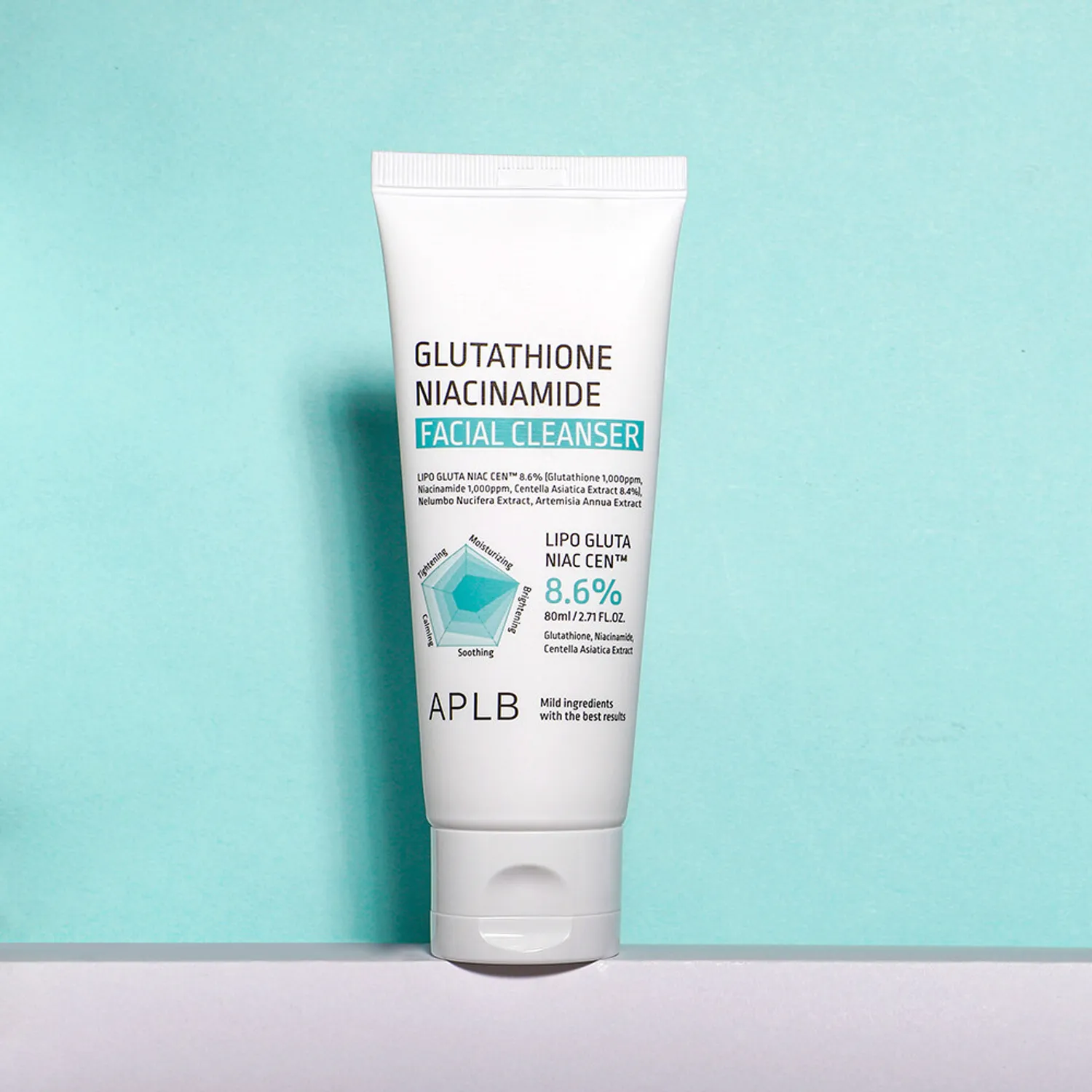 APLB Glutathione Niacinamide Facial Cleanser 80ml 2