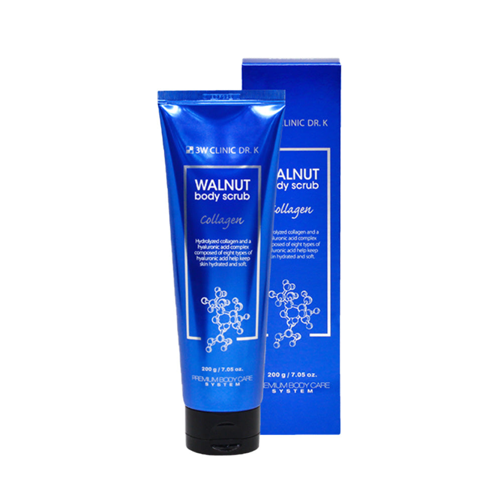 3W Clinic DR.K Walnut Collagen Body Scrub 200g