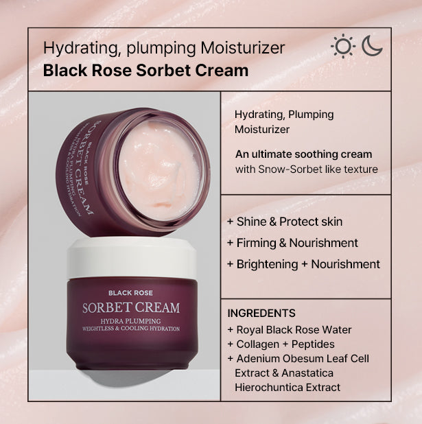 heimish - Black Rose Hydra Plumping Sorbet Cream 50ml 6