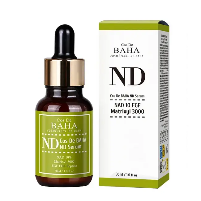 Cos De BAHA - 10% NAD+ & Matrixyl 3000 & EGF & FGF (ND) Serum 30ml  2