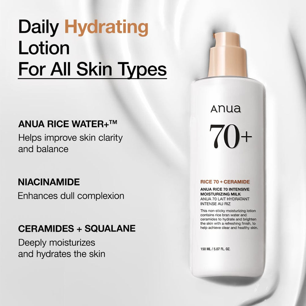 Anua - Rice 70 Intensive Moisturizing Milk 150ml 3