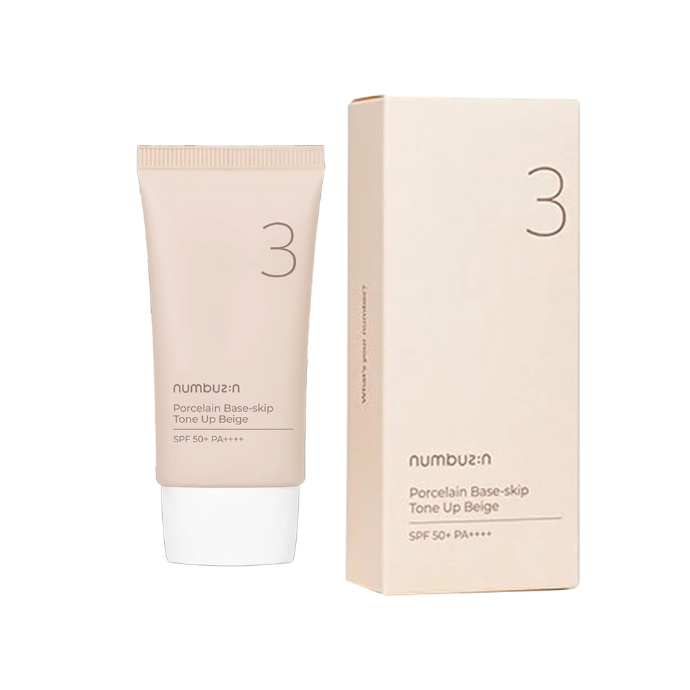 numbuzin - No. 3 Porcelain Base-Skip Tone Up Beige 50ml