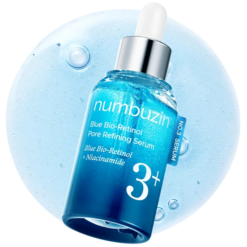 numbuzin - No.3 Blue Bio-Retinol Pore Refining Serum 30ml