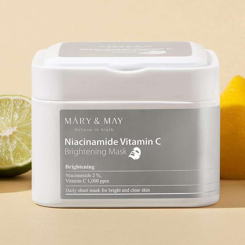 Mary&May - Niacinamide Vitamin C Brightening Mask 30 sheets 400ml