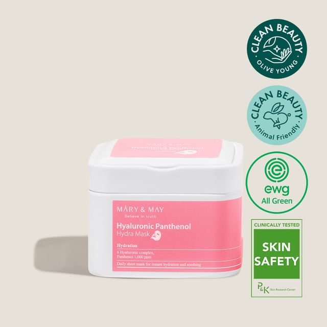 Mary&May - Hyaluronic Panthenol Hydra Mask 30 sheets 400ml