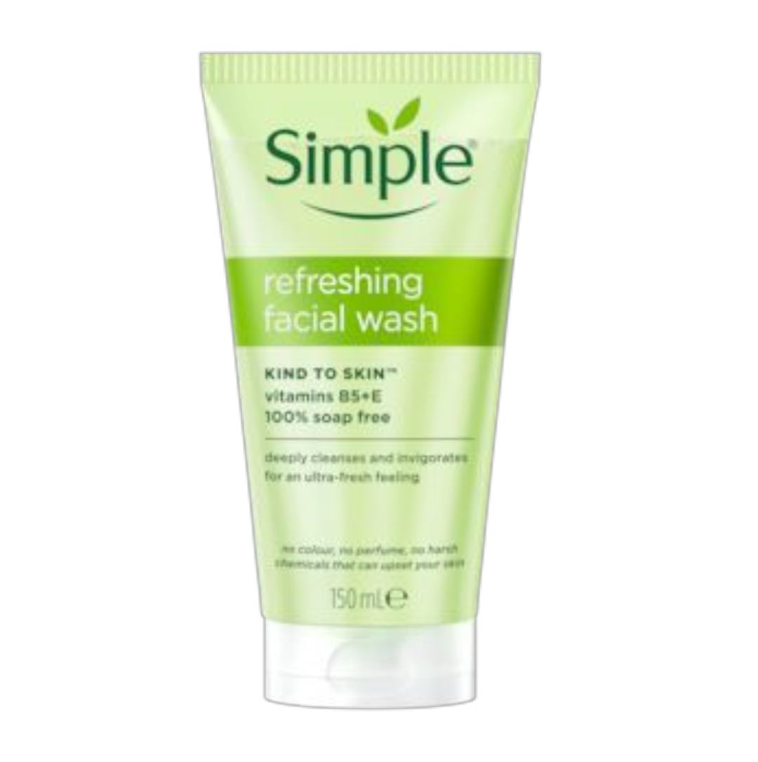 Simple Kind To Skin Refreshing Facial Gel Wash 150ml
