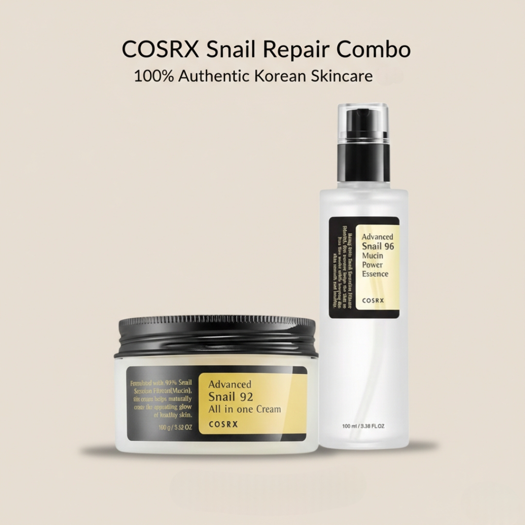 COSRX Advanced Snail 96 Mucin Power Essence 100mL & 92 All In One Cream 100g COMBO