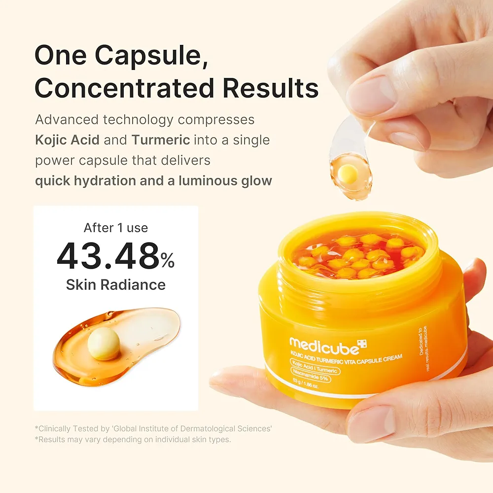 medicube - Kojic Acid Turmeric Vita Capsule Cream 53g 6