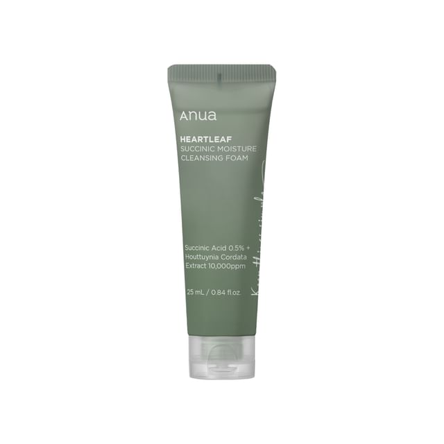 Anua - Heartleaf Succinic Moisture Cleansing Foam Mini 25ml