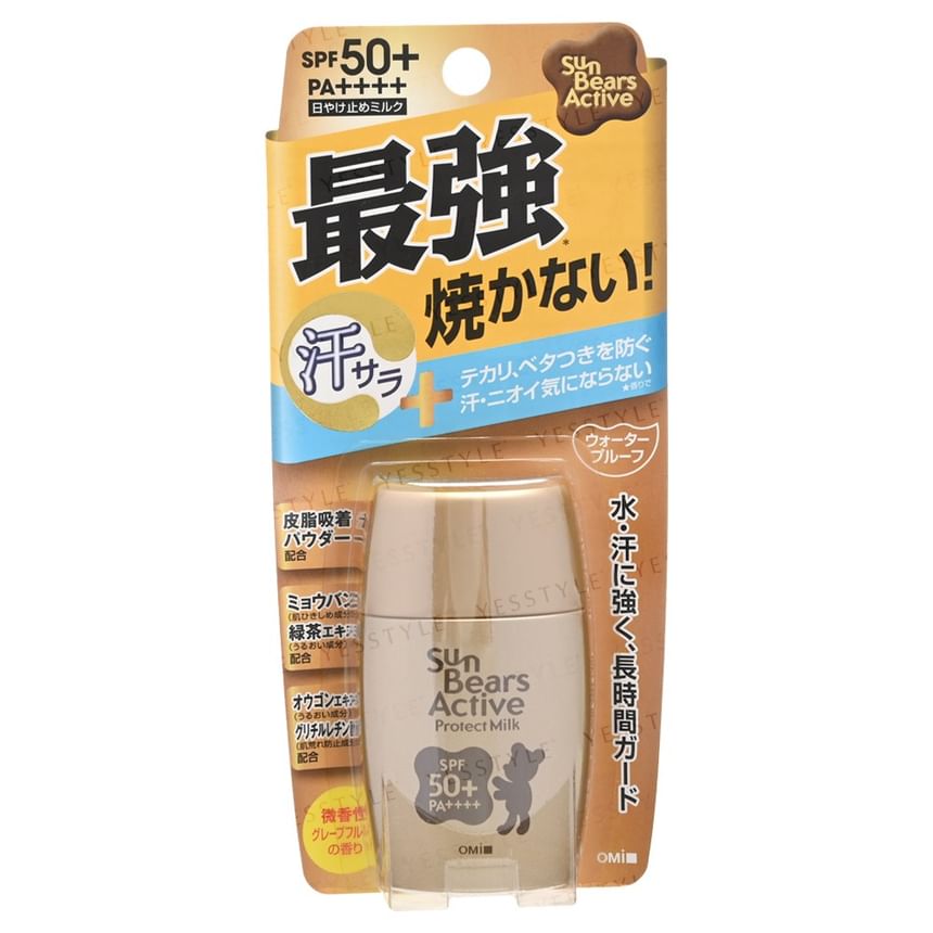 OMI Brotherhood- Sun Bears Active Protect Milk Sunscreen SPF 50+ PA++++ 30g