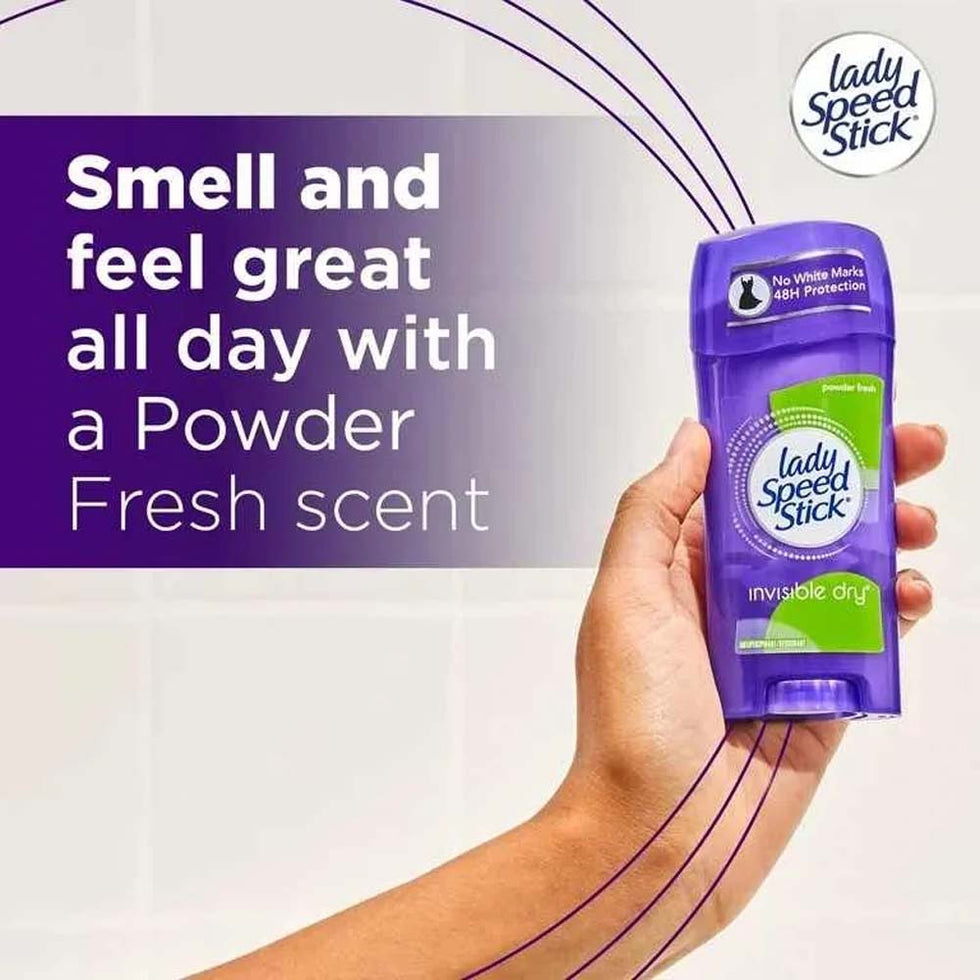 Lady Speed Stick Invisible Dry Anti Perspirant Deodorant 65g (Powder Fresh) 3