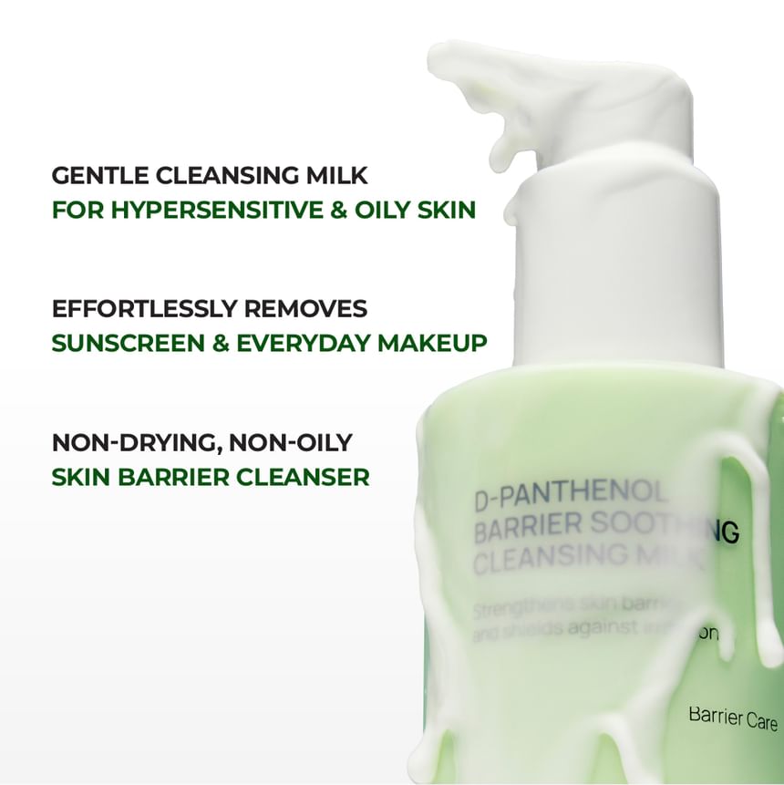 JUMISO - D-Panthenol Barrier Soothing Cleansing Milk 300ml 3