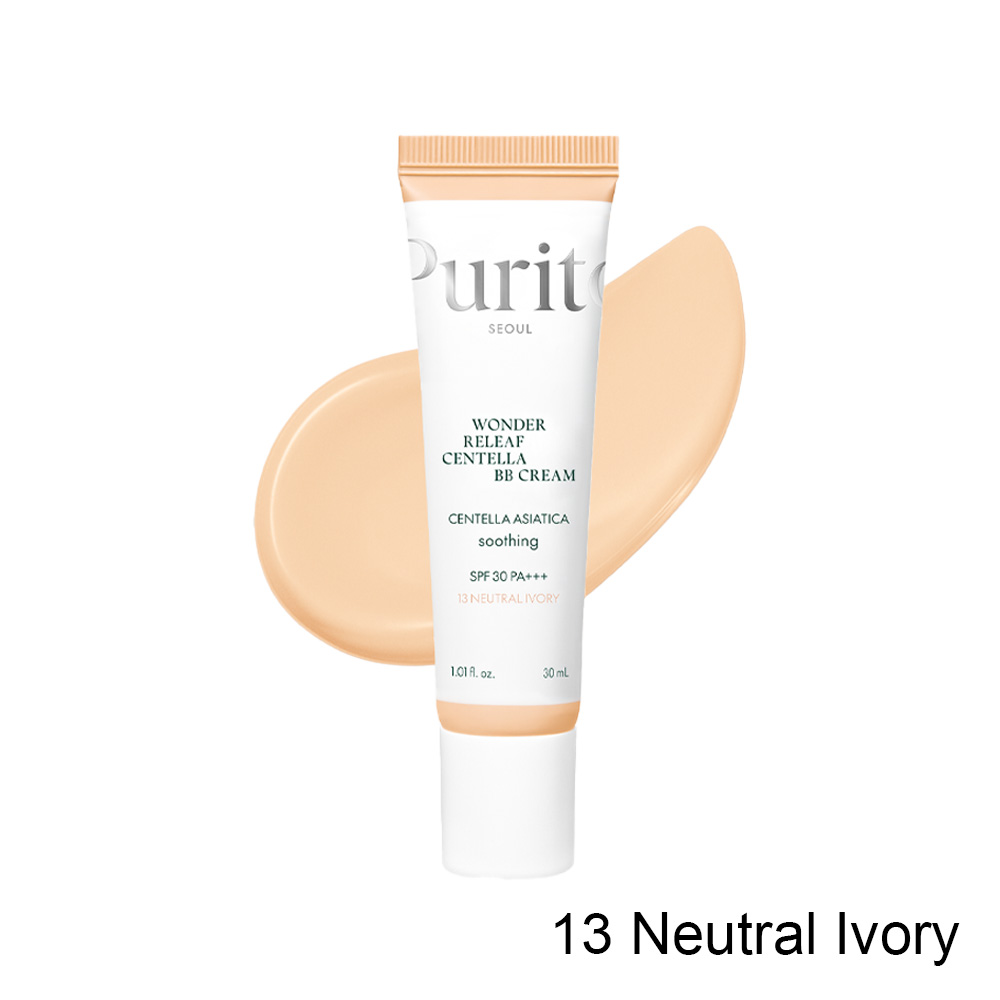Purito SEOUL - Wonder Releaf Centella BB Cream SPF30 PA+++ (13 Neutral Ivory) 30ml