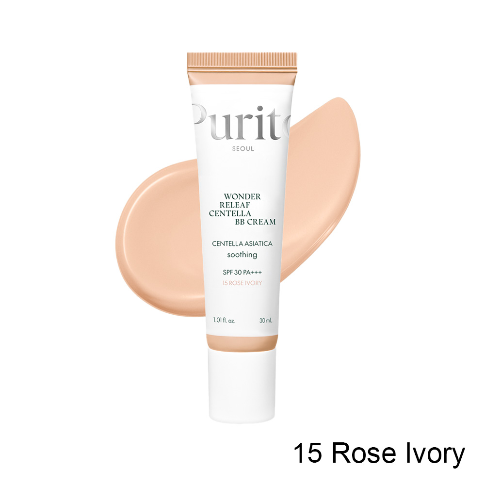 Purito SEOUL - Wonder Releaf Centella BB Cream SPF30 PA+++ (15 Rose Ivory) 30ml
