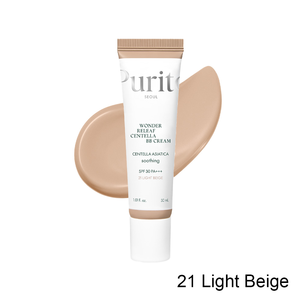 Purito SEOUL - Wonder Releaf Centella BB Cream SPF30 PA+++ (21 Light Beige) 30ml
