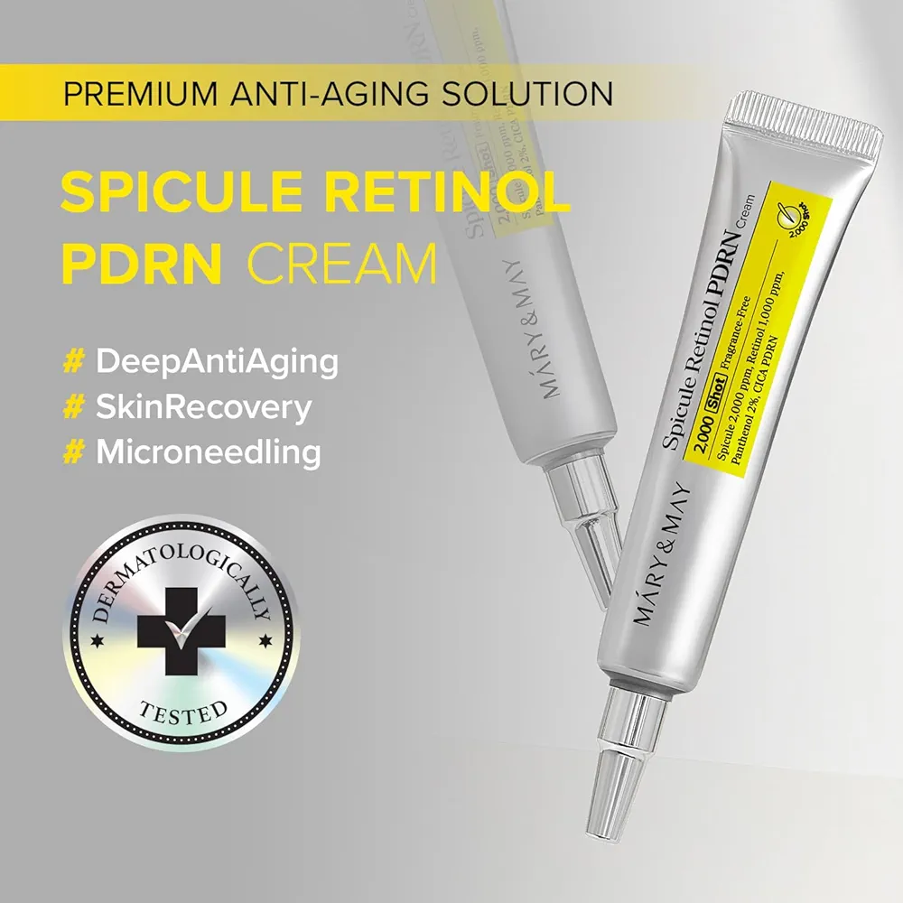 Mary & May - Spicule Retinol PDRN Cream 15g 3