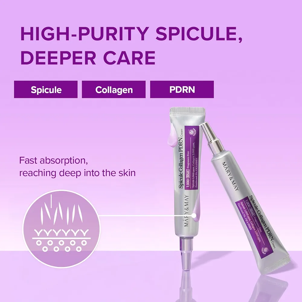 Mary & May - Spicule Collagen PDRN Cream 15g 5