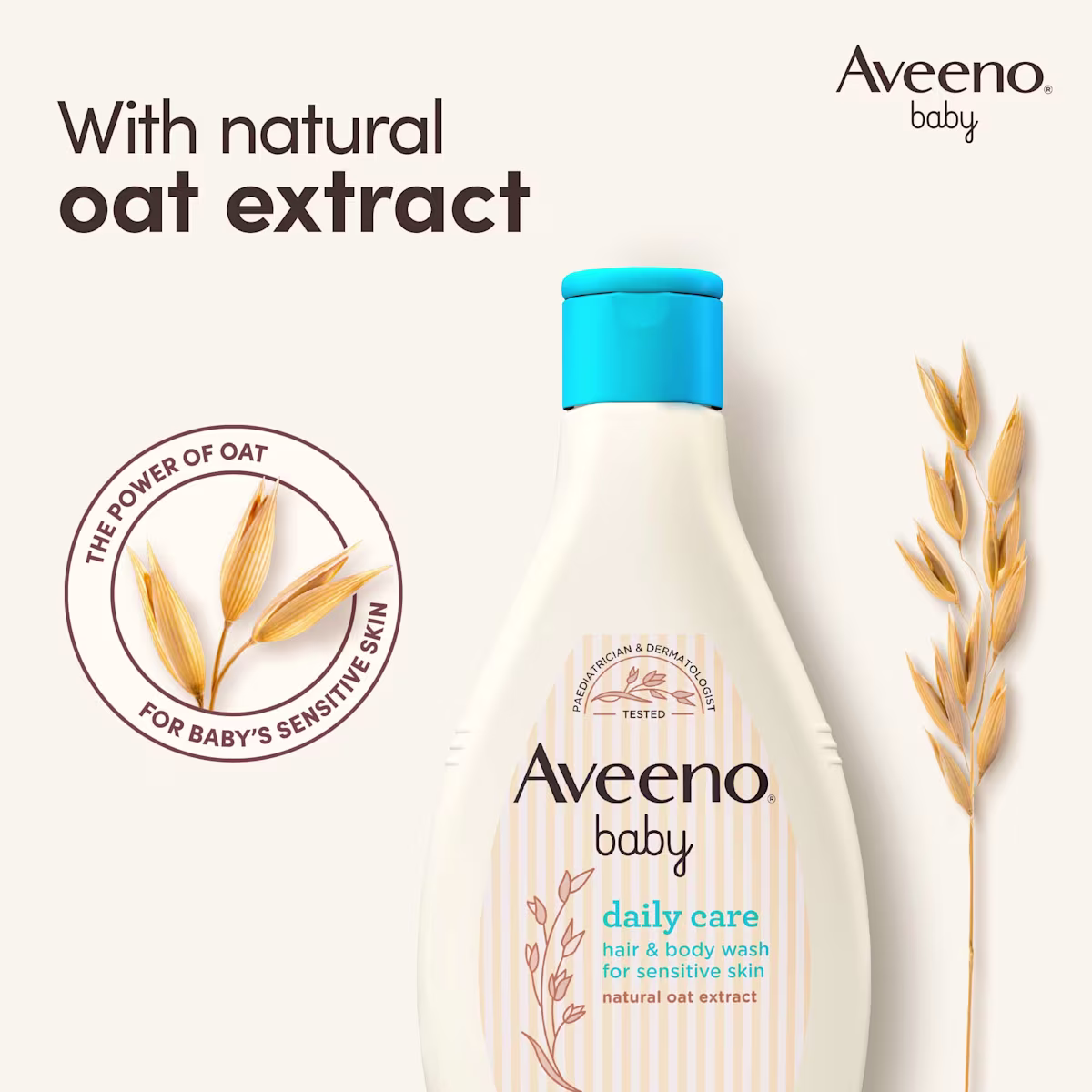 Aveeno Baby Daily Care Hair & Body Wash 250ml 2