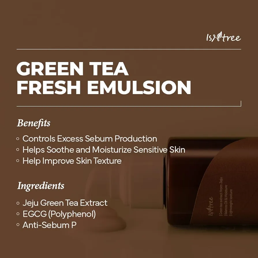 Isntree - Green Tea Fresh Emulsion 120ml 2