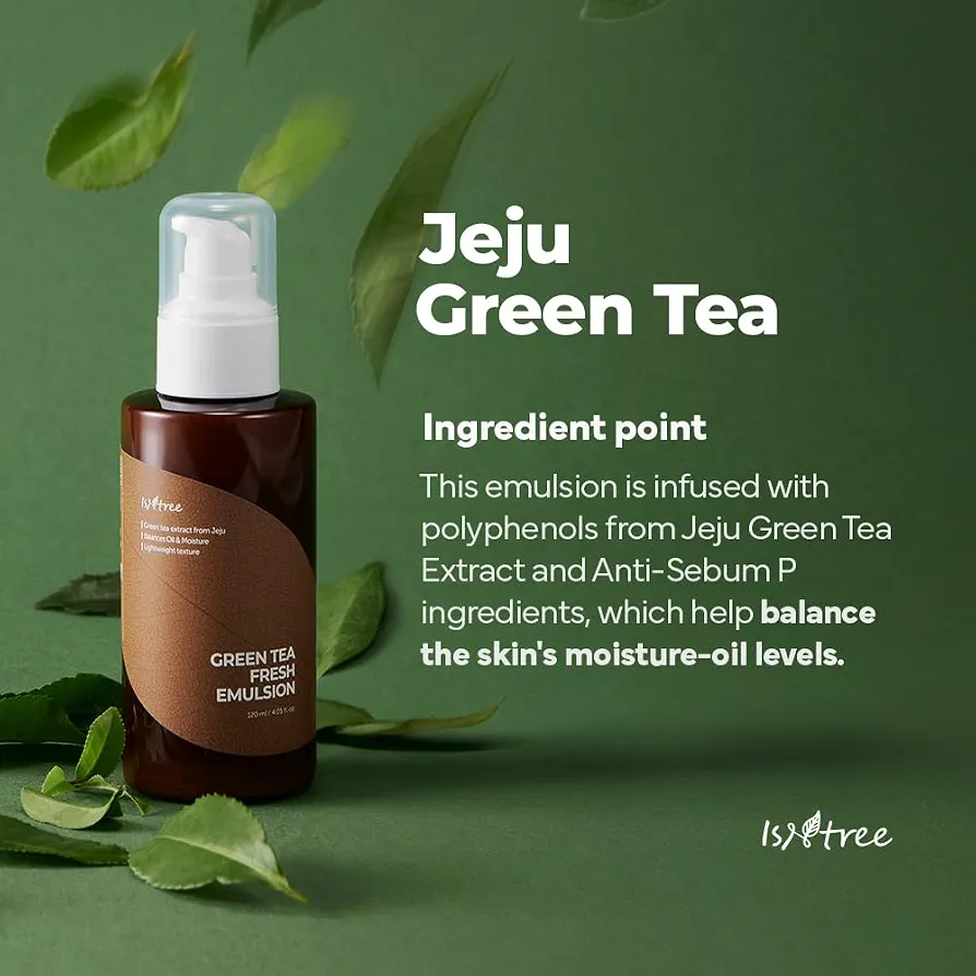 Isntree - Green Tea Fresh Emulsion 120ml 3