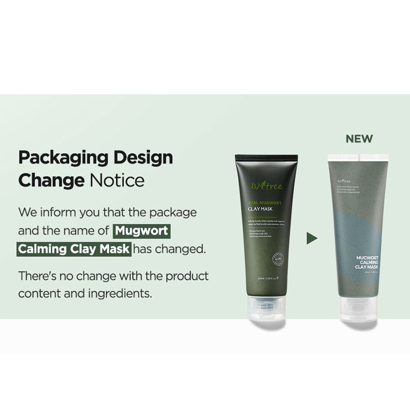 Isntree - Mugwort Calming Clay Mask 100ml 2