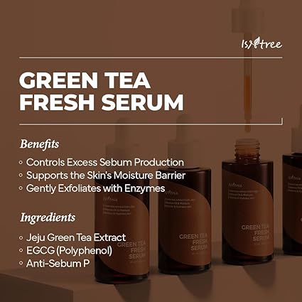 Isntree - Green Tea Fresh Serum 50ml 2