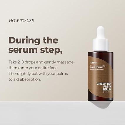 Isntree - Green Tea Fresh Serum 50ml 4