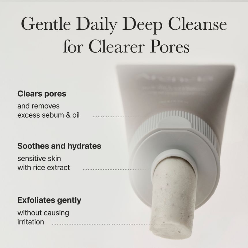 Arencia - Rice + LHA Pore Control Rice Cake Cleanser 150g 3