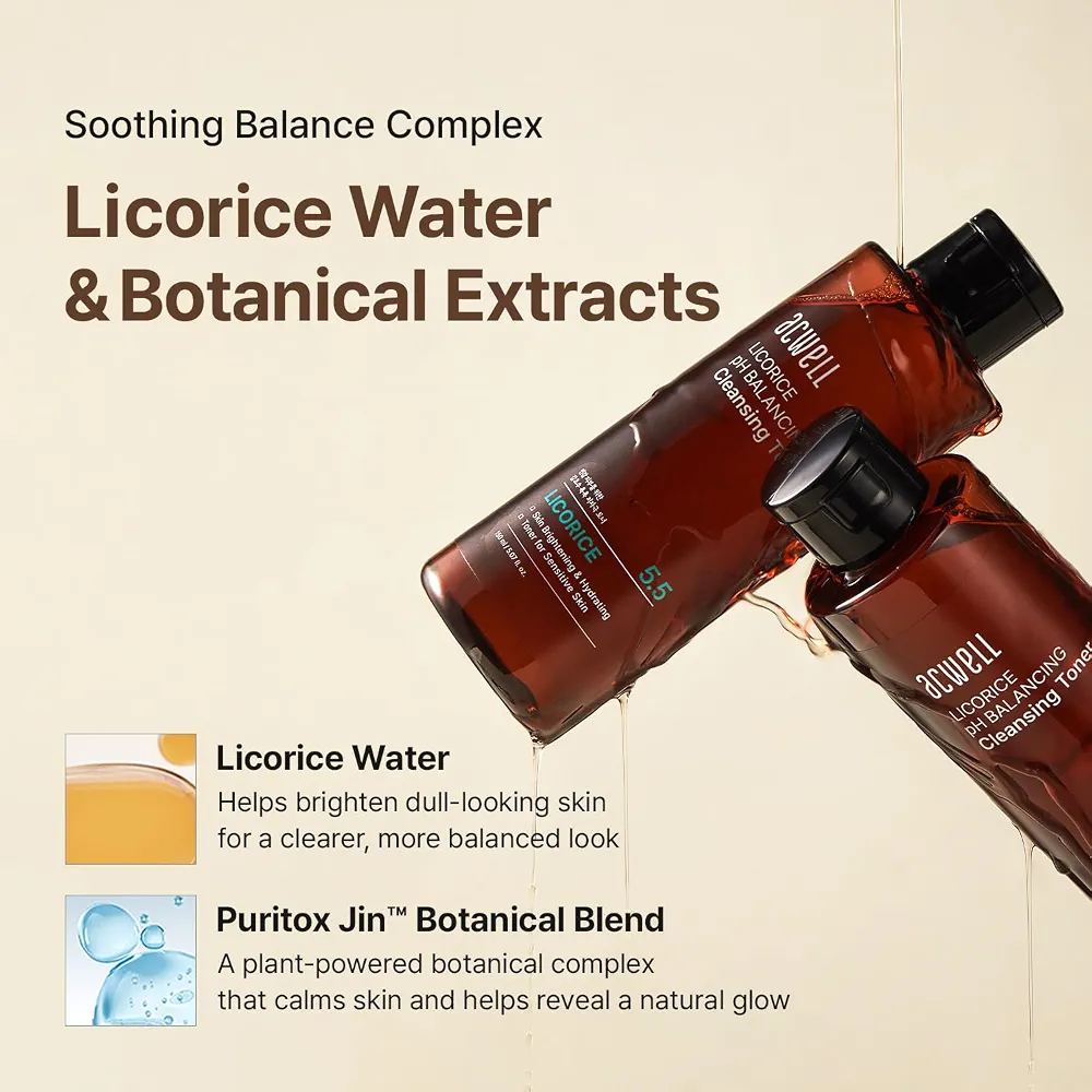 acwell - Licorice pH Balancing Cleansing Toner 150ml 5