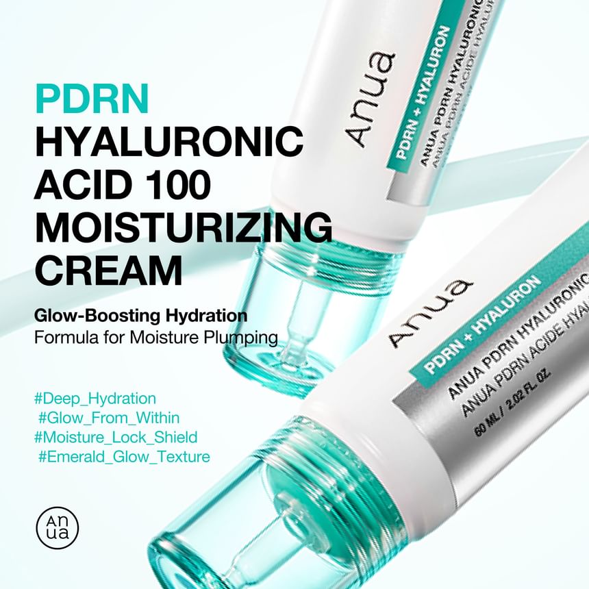 Anua - PDRN Hyaluronic Acid 100 Moisturizing Cream 60ml 2