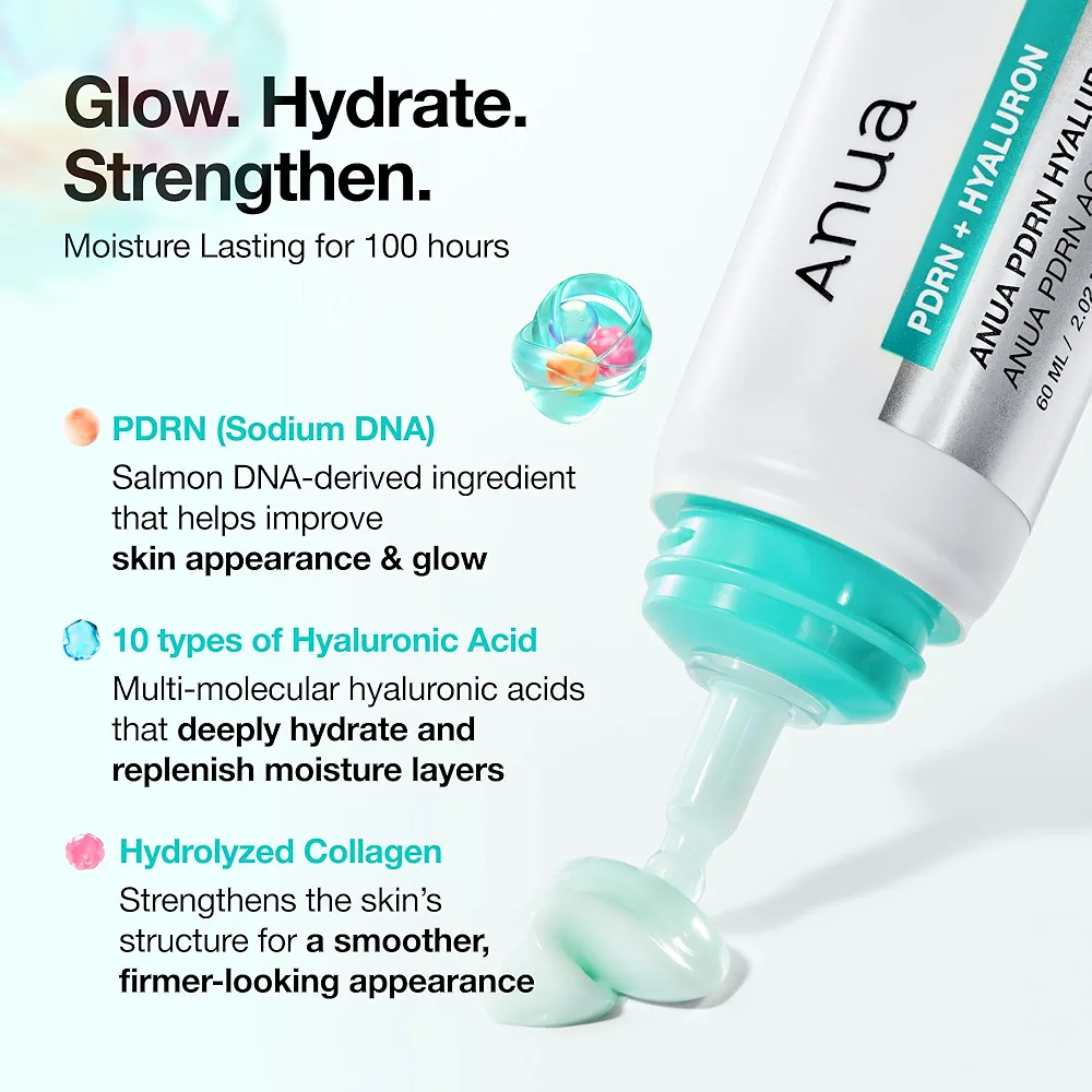 Anua - PDRN Hyaluronic Acid 100 Moisturizing Cream 60ml 4