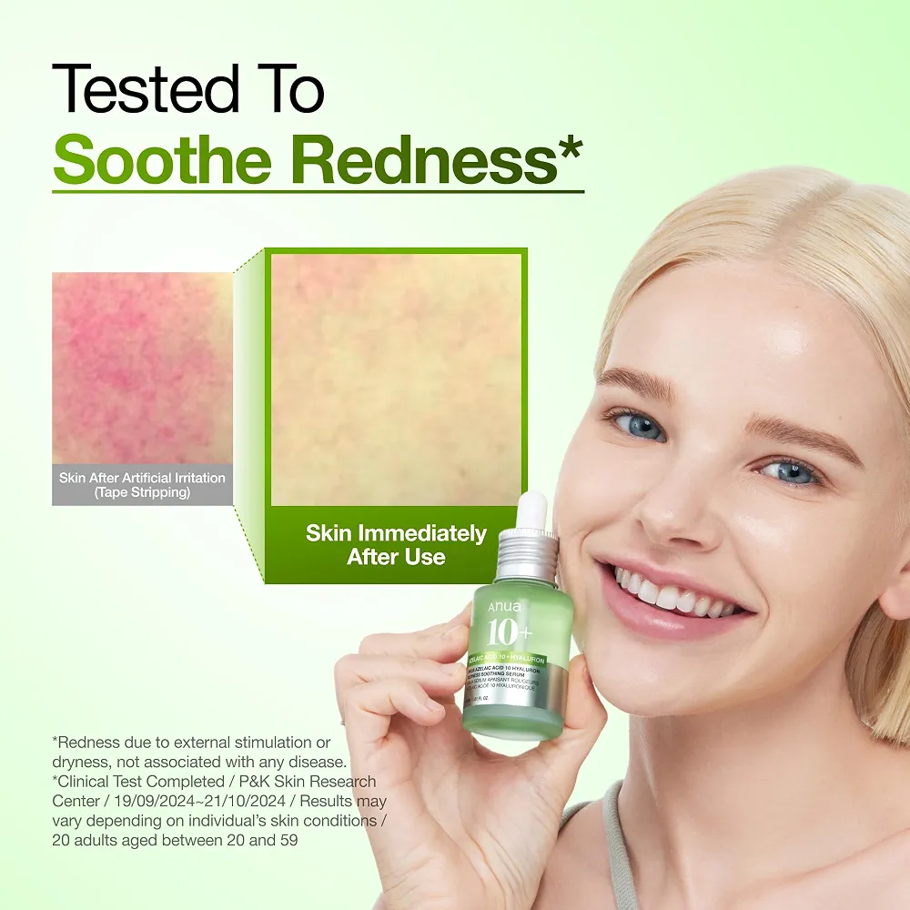 Anua - Azelaic Acid 10 Hyaluron Redness Soothing Serum 30ml  8