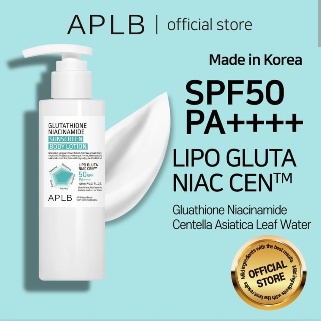 APLB - Glutathione Niacinamide Sunscreen Body Lotion 150ml 2