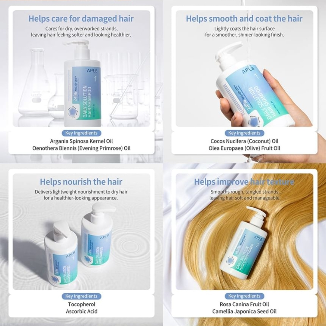 APLB - Daily Solution Hair Shampoo 300ml 8
