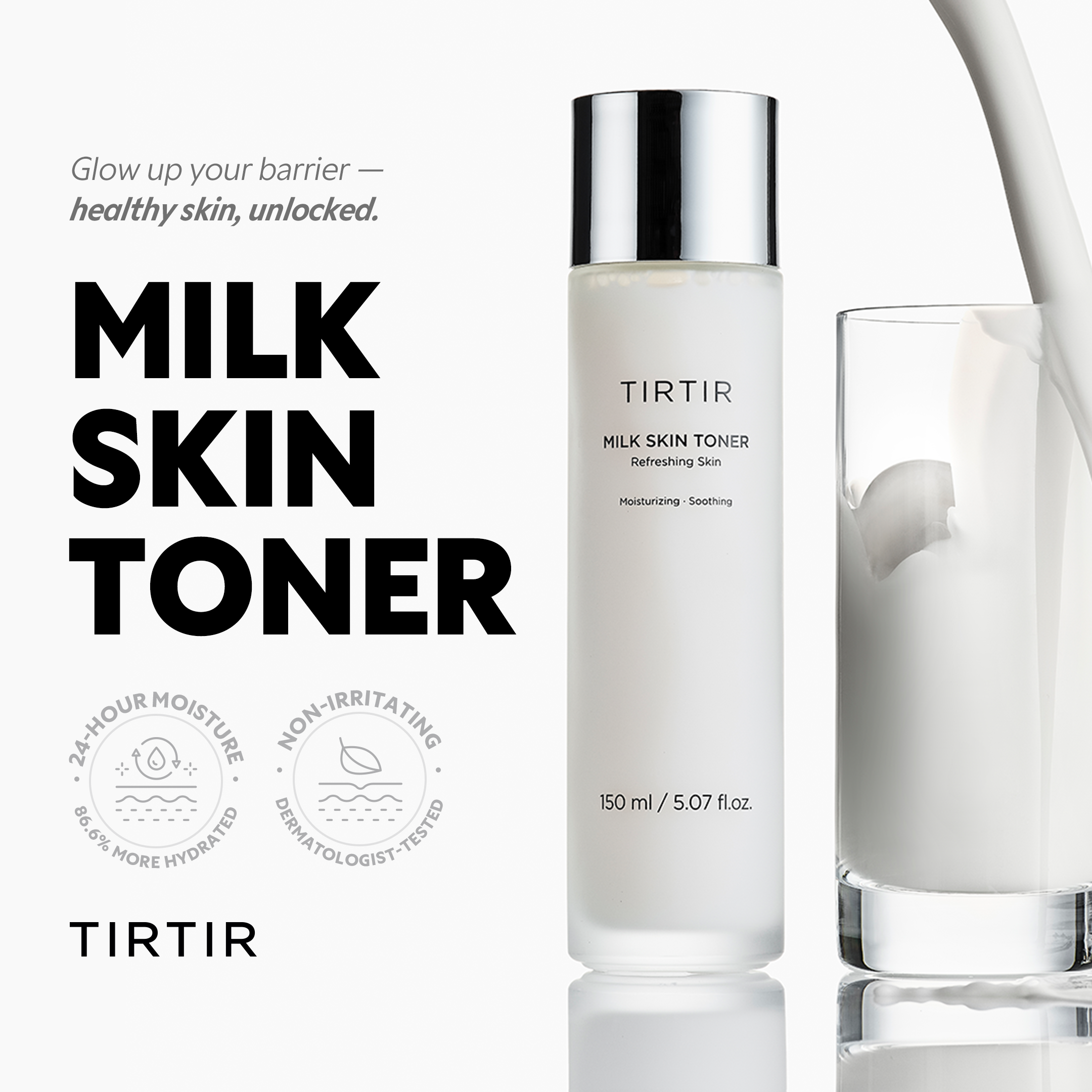 TIRTIR - Milk Skin Toner 150ml 5