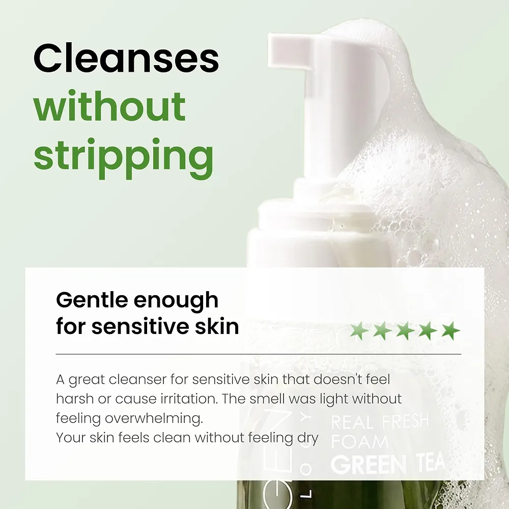 NEOGEN - Dermalogy Real Fresh Foam Cleanser Green Tea 160ml 10