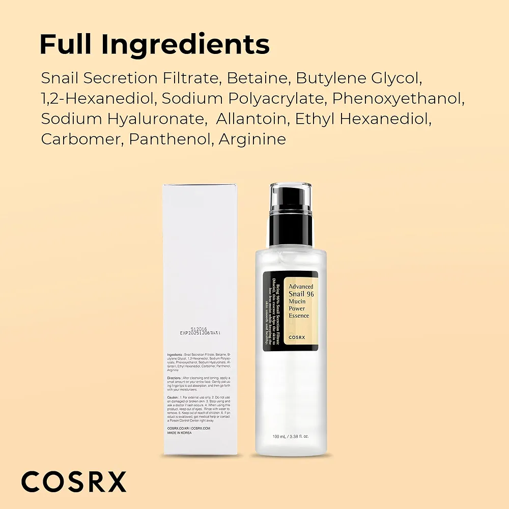 COSRX - Advanced Snail 96 Mucin Power Essence 100ml  7