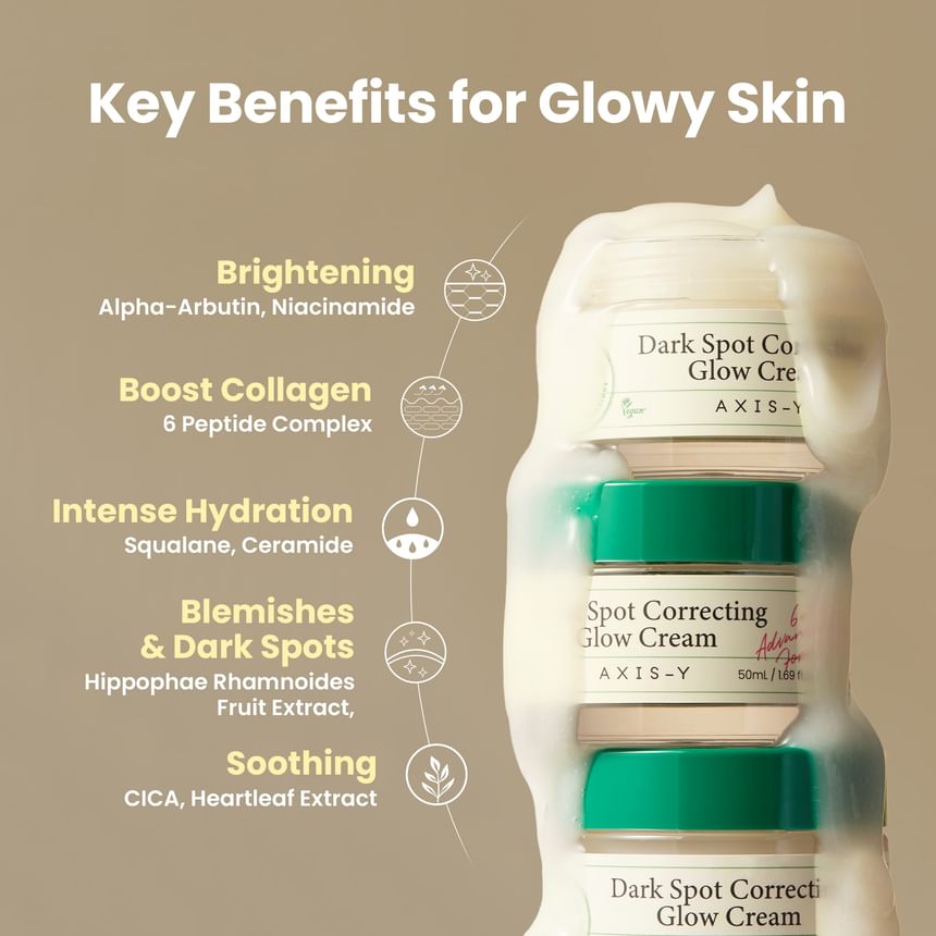 Axis-Y Dark Spot Correcting Glow Cream 50ml 4