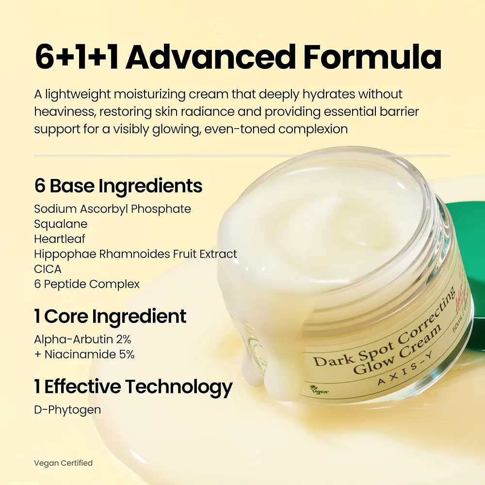 Axis-Y Dark Spot Correcting Glow Cream 50ml 5