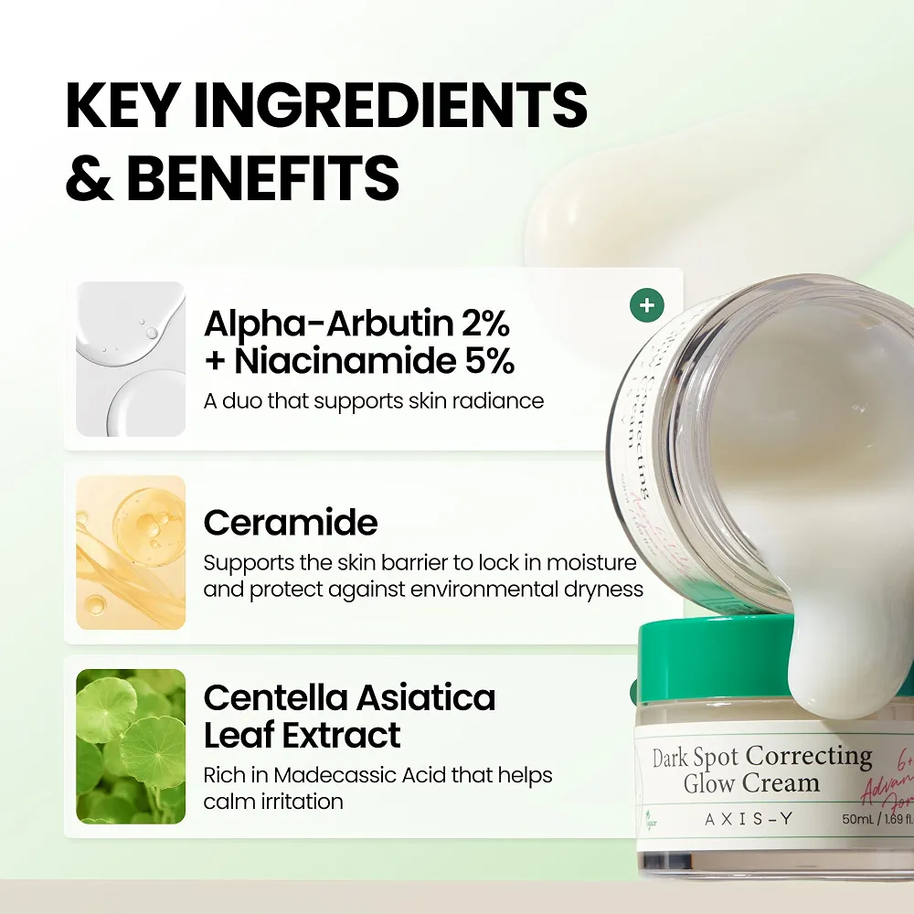 Axis-Y Dark Spot Correcting Glow Cream 50ml 7