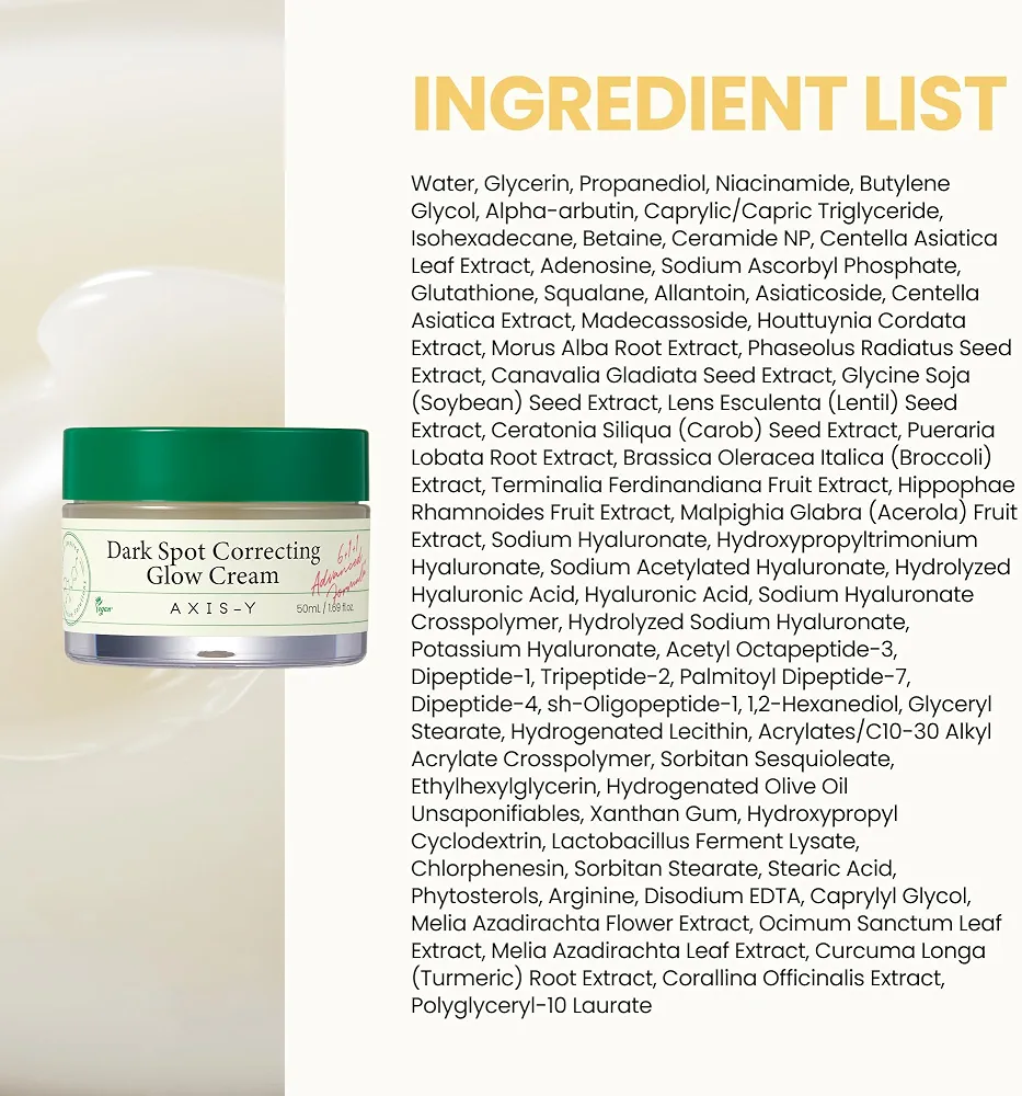 Axis-Y Dark Spot Correcting Glow Cream 50ml 10