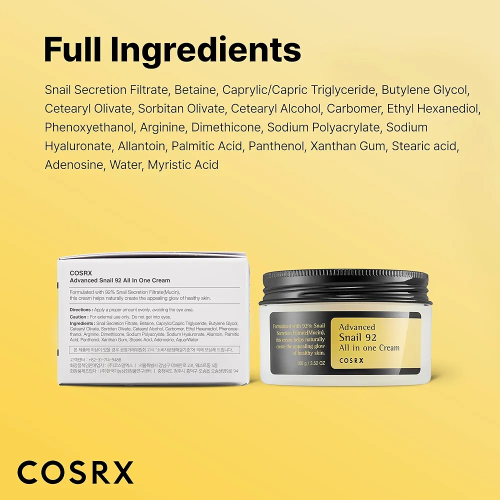 COSRX - Advanced Snail 92 All In One Cream 100g 7