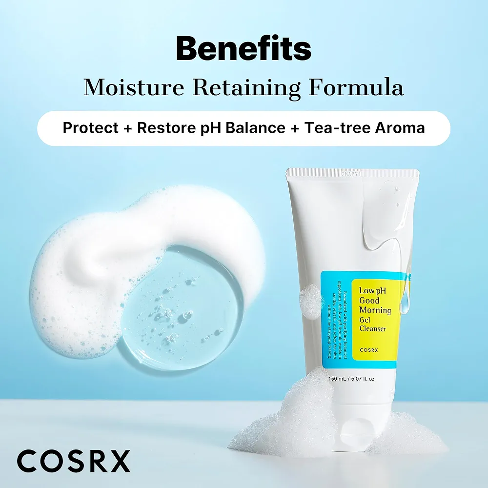 COSRX - Low pH Good Morning Gel Cleanser 150ml 6