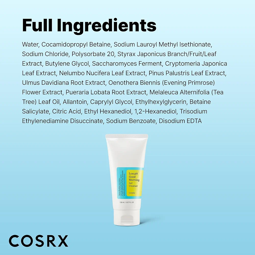 COSRX - Low pH Good Morning Gel Cleanser 150ml 9