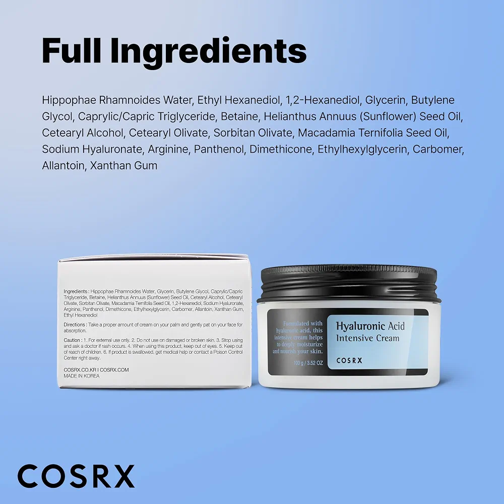 COSRX - Hyaluronic Acid Intensive Cream 100g 6