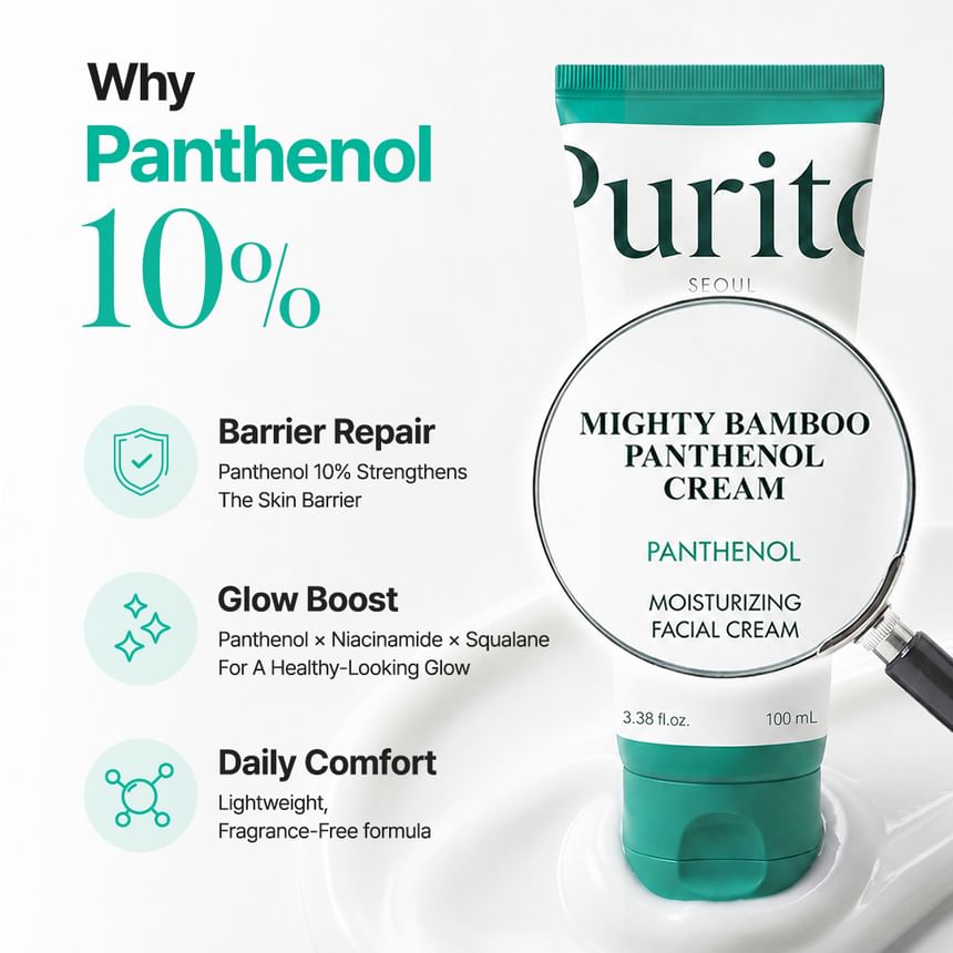 Purito SEOUL - Mighty Bamboo Panthenol Cream 100ml 4