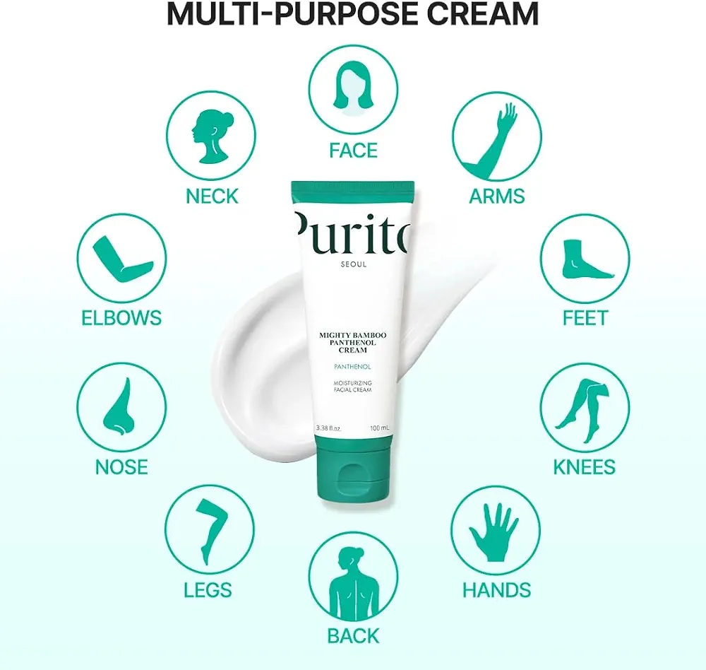 Purito SEOUL - Mighty Bamboo Panthenol Cream 100ml 8