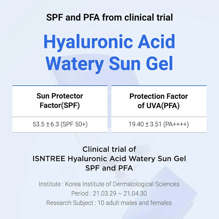 Isntree - Hyaluronic Acid Watery Sun Gel 50ml 9