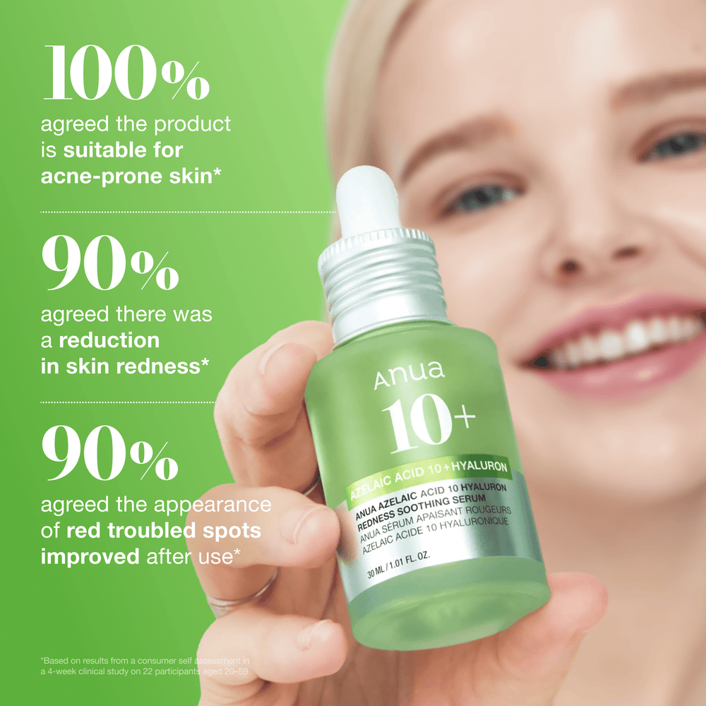 Anua - Azelaic Acid 10 Hyaluron Redness Soothing Serum 30ml  6